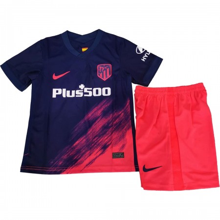 Fußballtrikots Atlético Madrid Kinder 2021-2022 Kurzarm Auswärts-trikot kaufen